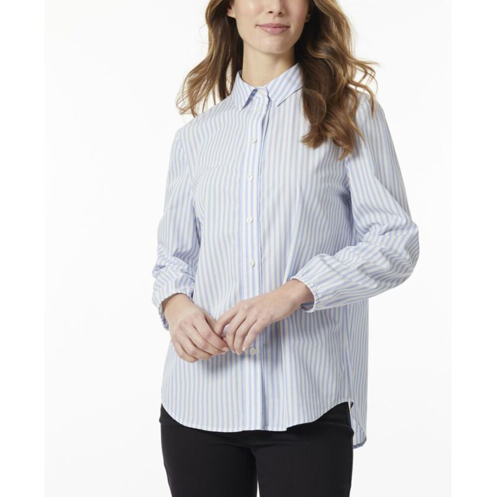 Jones New York Womens Slim Fit Button Down Blouse Top